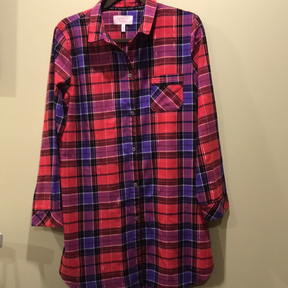 NWNT Victoria’s Secret cotton shirt sleepwear, M